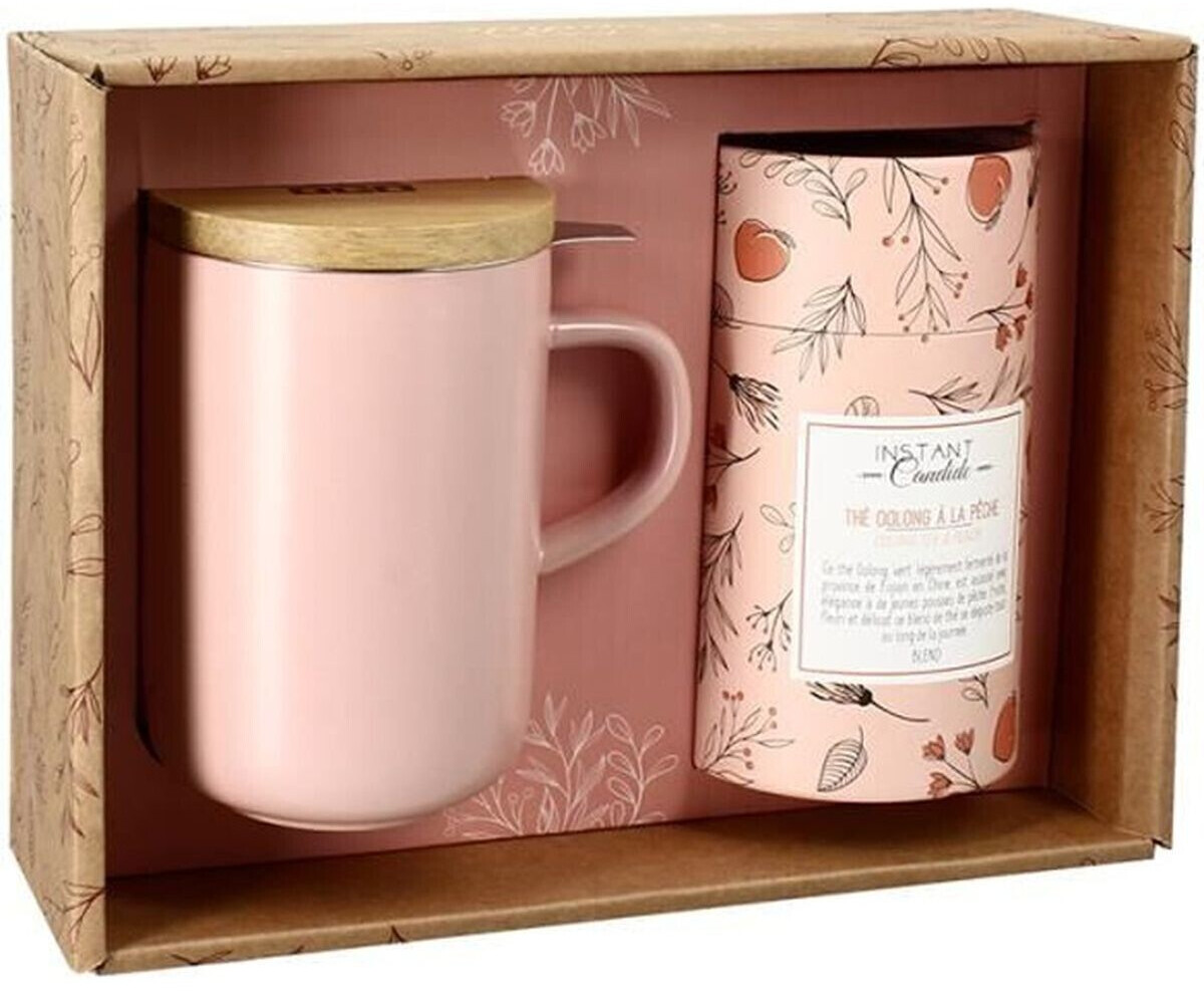 OGO Living Coffret tisanière rose