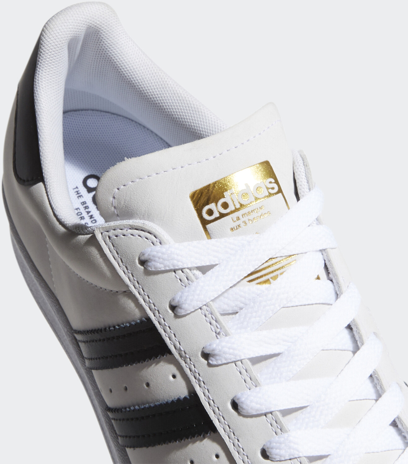 Superstar cloud white  core black  gold metallic hot sale