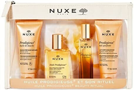 NUXE Trousse huile prodigieux et son rituel (4 pcs)