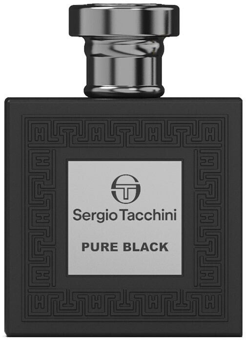 Photos - Men's Fragrance Sergio Tacchini Pure Black Him Eau De Toilette  (100ml)