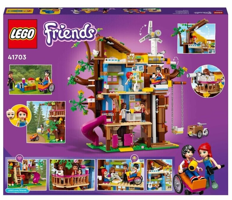 LEGO 41703 Friends Casa sull'Albero dell'Amicizia con Mini Bamboline di Mia  e River, Giochi per Bambina e Bambino da 8 Anni in su, Idee Regalo di  Compleanno per Bambine e Bambini 