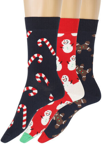 Happy Socks Gingerbread Geschenkbox 3er-Pack (SXGIN08-6500) Preisvergleich bei 22,99 | € ab