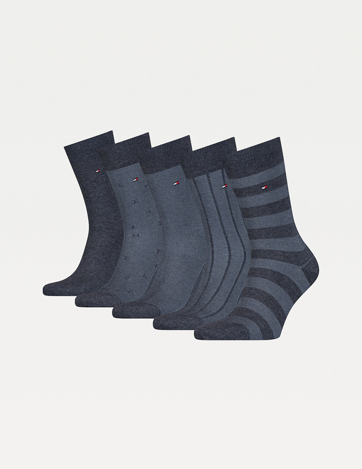 Tommy Hilfiger 5-Pack Gift Box Bird's Eye Socks (S701210549) jeans