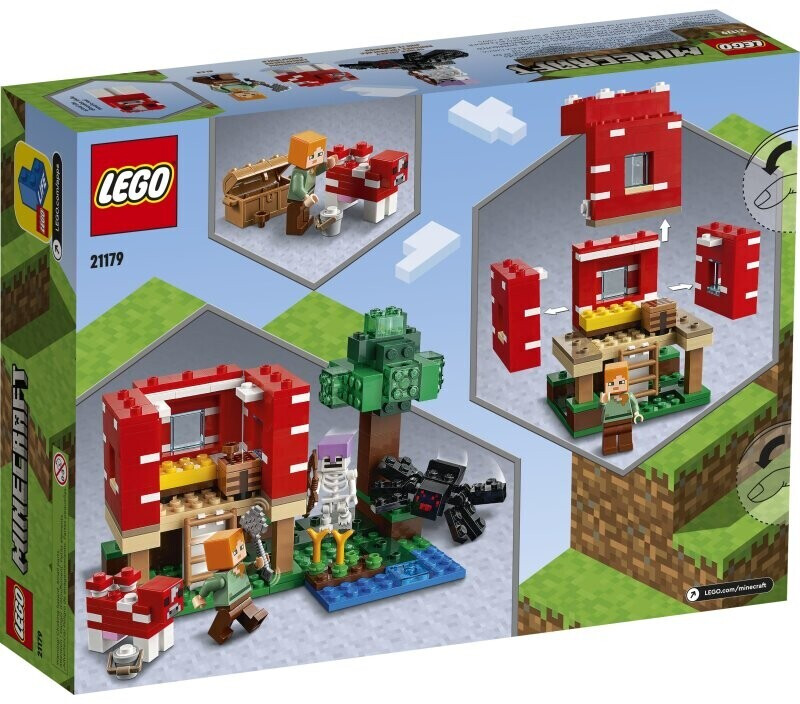 LEGO Minecraft - La maison champignon (21179) au meilleur prix sur