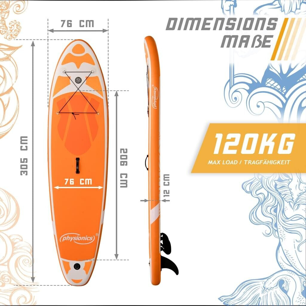 Physionics SUP Board 10' (5341) orange