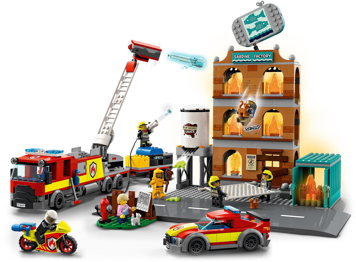 LEGO CITY Brigade de pompiers - 60321