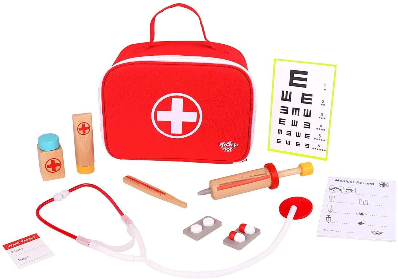 Tooky Toy Wooden Medical Set