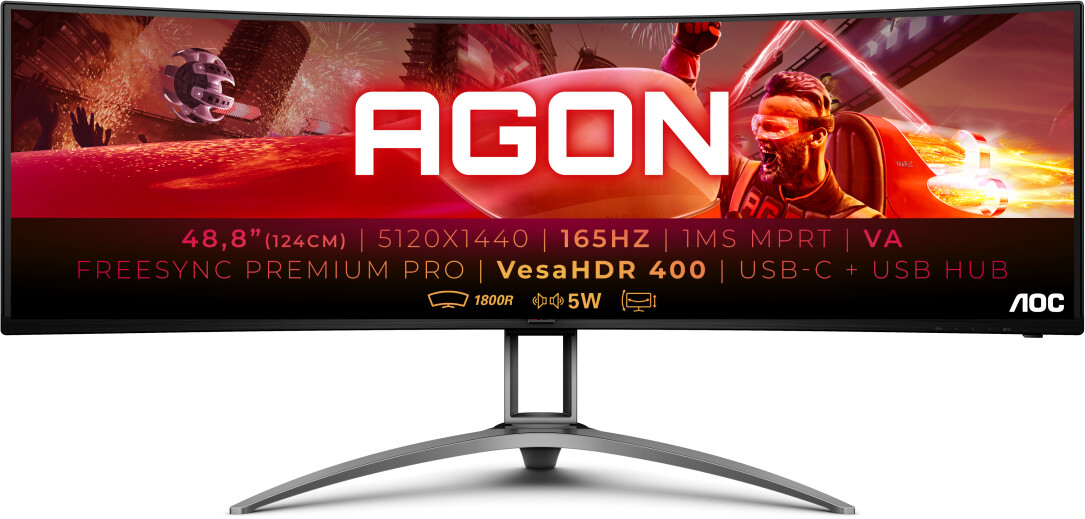 AOC Agon AG493UCX2 49 Incurvé Gaming au meilleur prix - Comparez