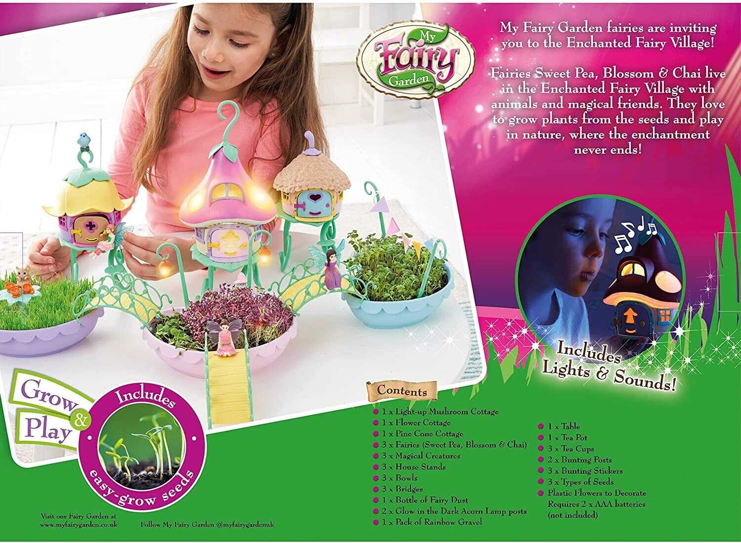 Fairy 2025 garden playset