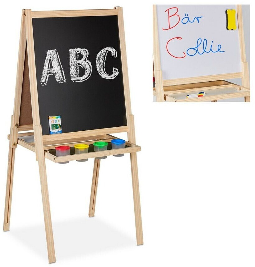 Relaxdays 2 in 1 kids board with accessories