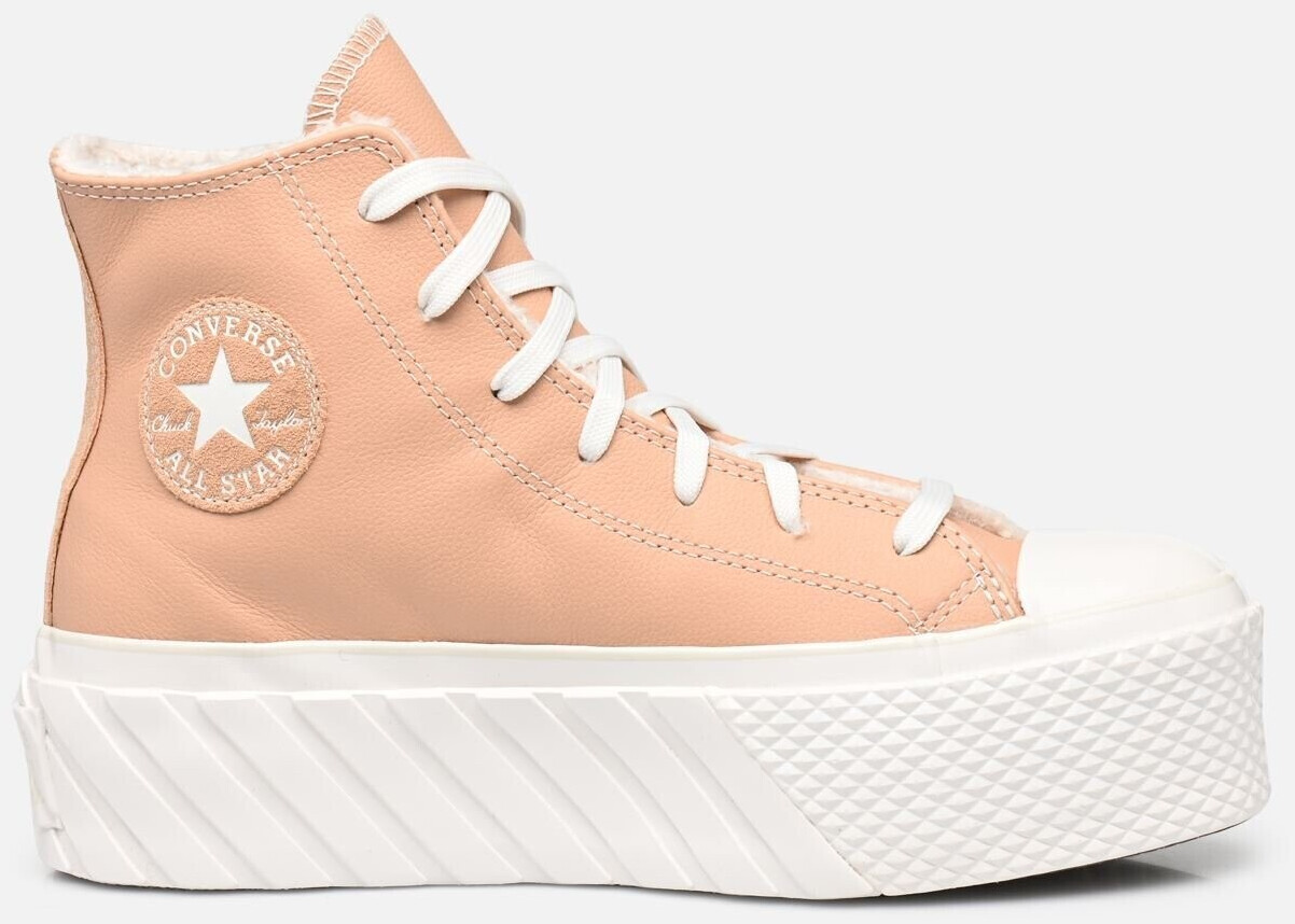 Converse Cozy Tones 2X Platform Chuck Taylor All Star High Top vachetta beige/vintage white a â¬ 