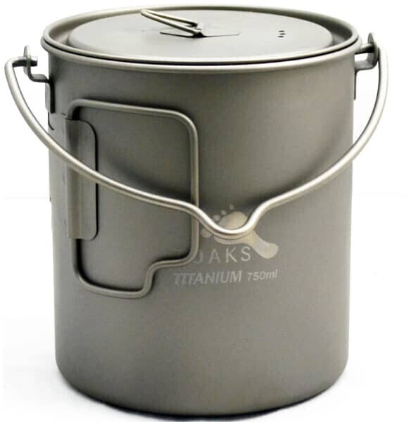 Toaks Titanium Pot with bail handle 750ml