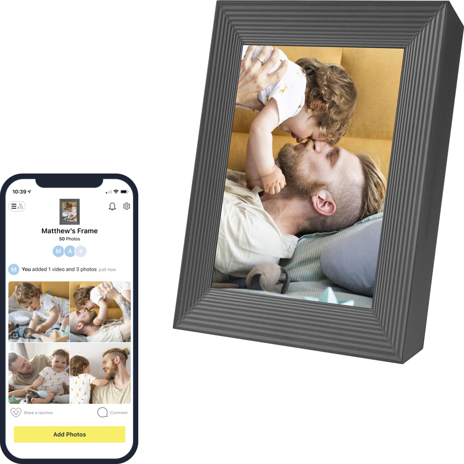 Aura Frames Mason Graphite