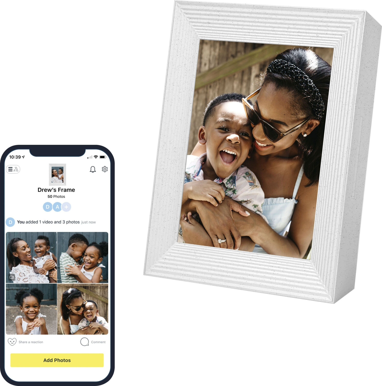Aura Frames Mason White