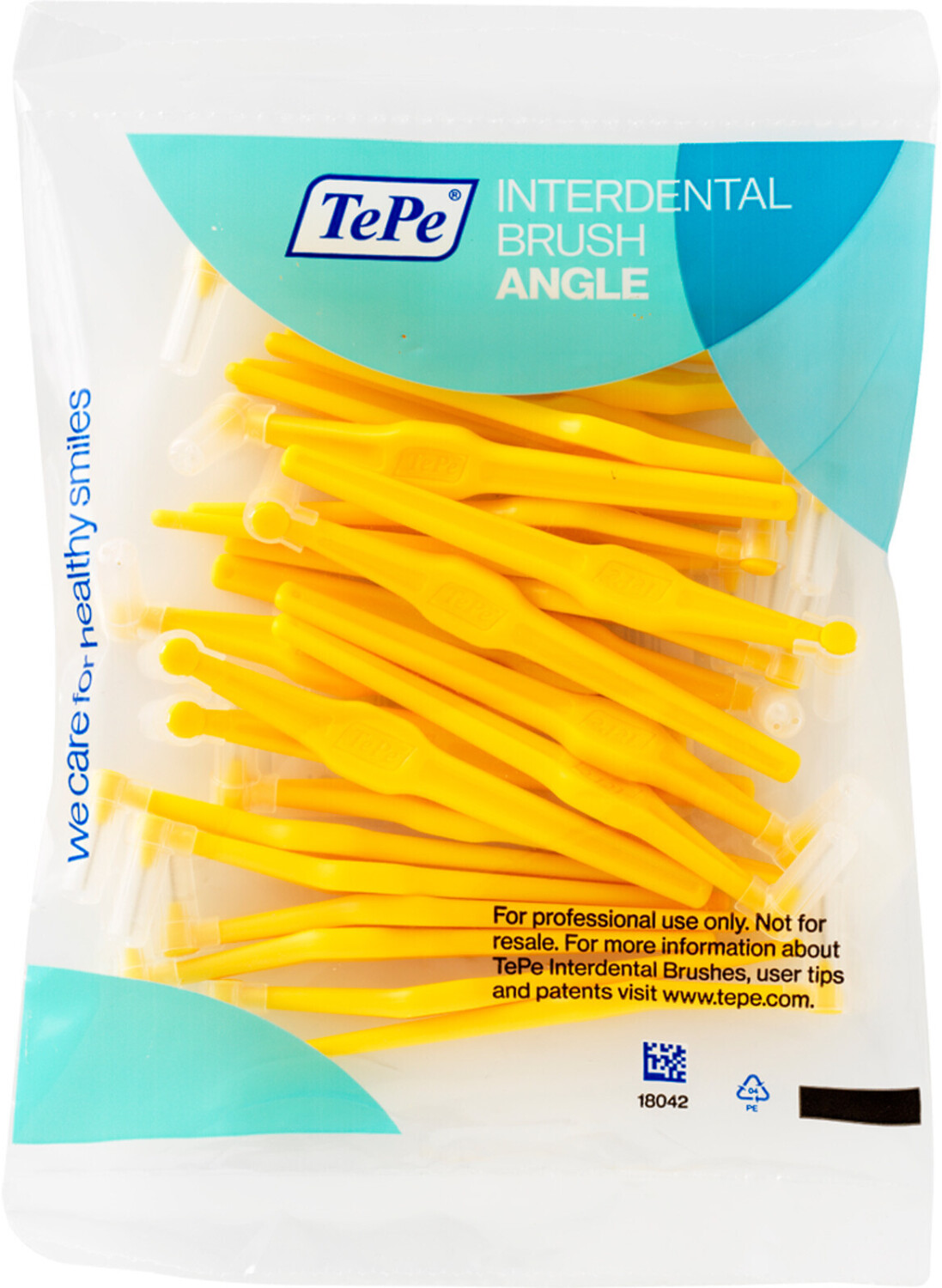 TePe Angle Interdental Brush 0,7 mm yellow (25 pcs.)