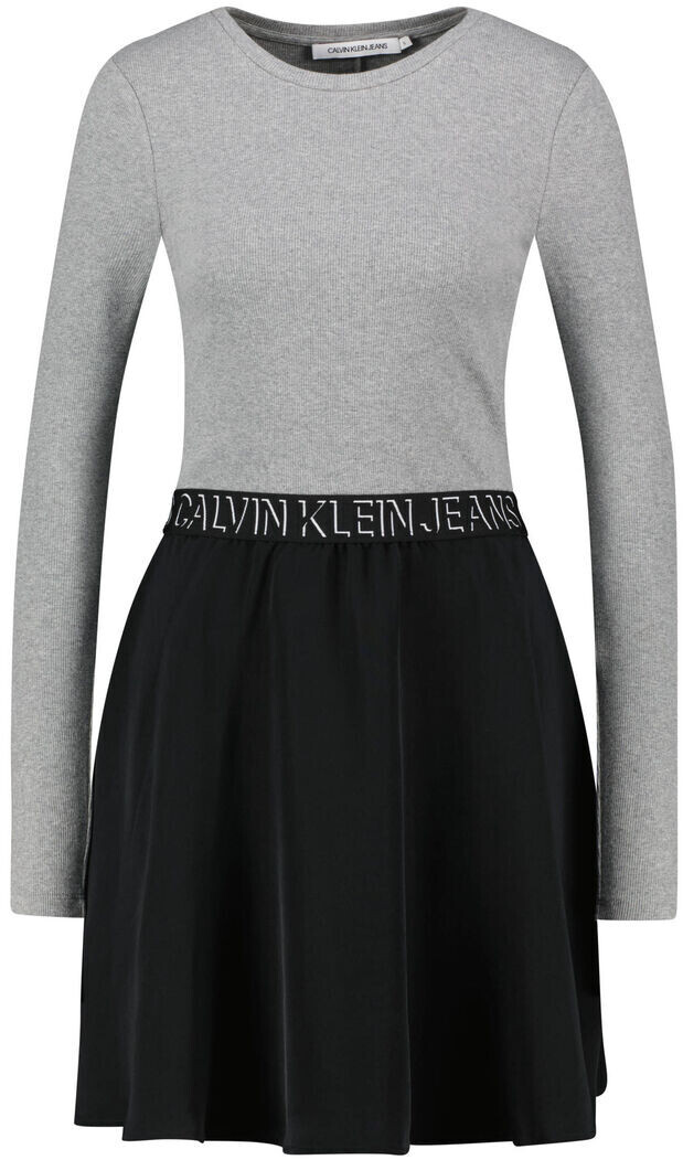 Calvin Klein Skater Dress (J20J216717) grey heather/black