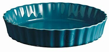 Emile Henry Tourtière haute en céramique Ø28 cm Bleu Calanque