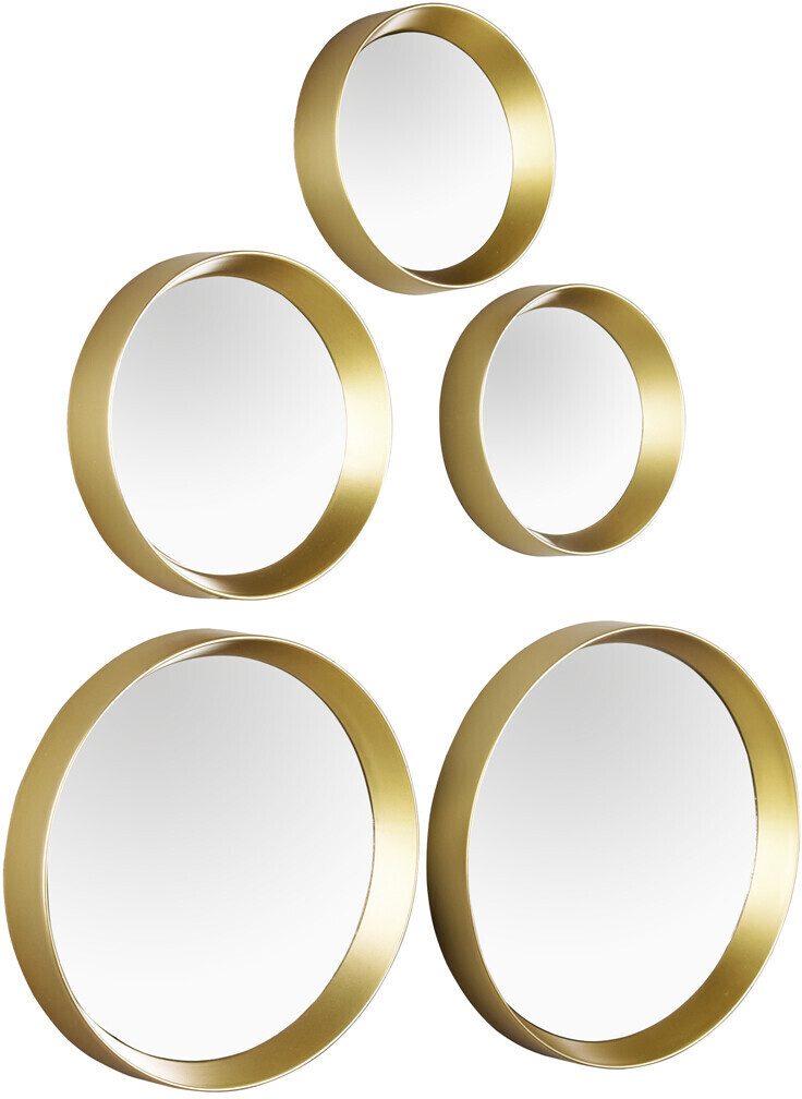 Mirrors and More Vivien Mirrors Set of 5 gold (81340179)