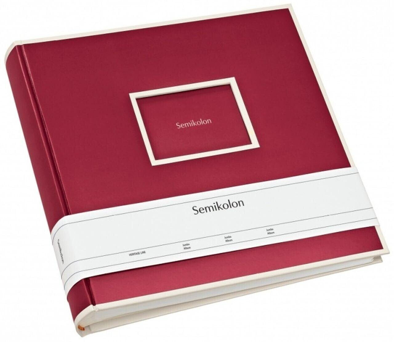 Album Photo Semikolon Jumbo - 30x30 Cm, 100 Pages Couleur Crème - Pour Photos 10x15 Cm - Couverture Gris Lave