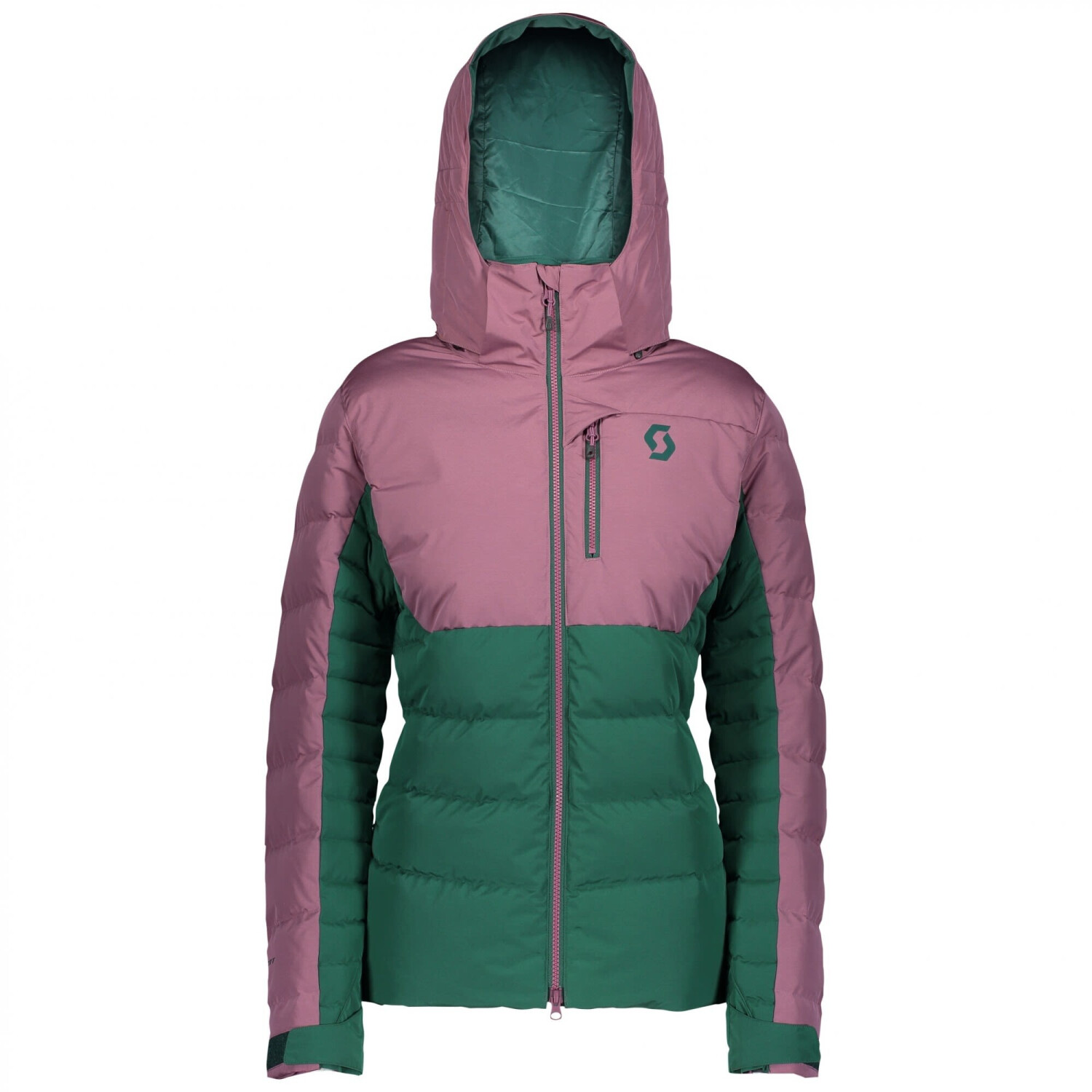 Scott W Ultimate Down Ski Jacket cassis pink/jasper green
