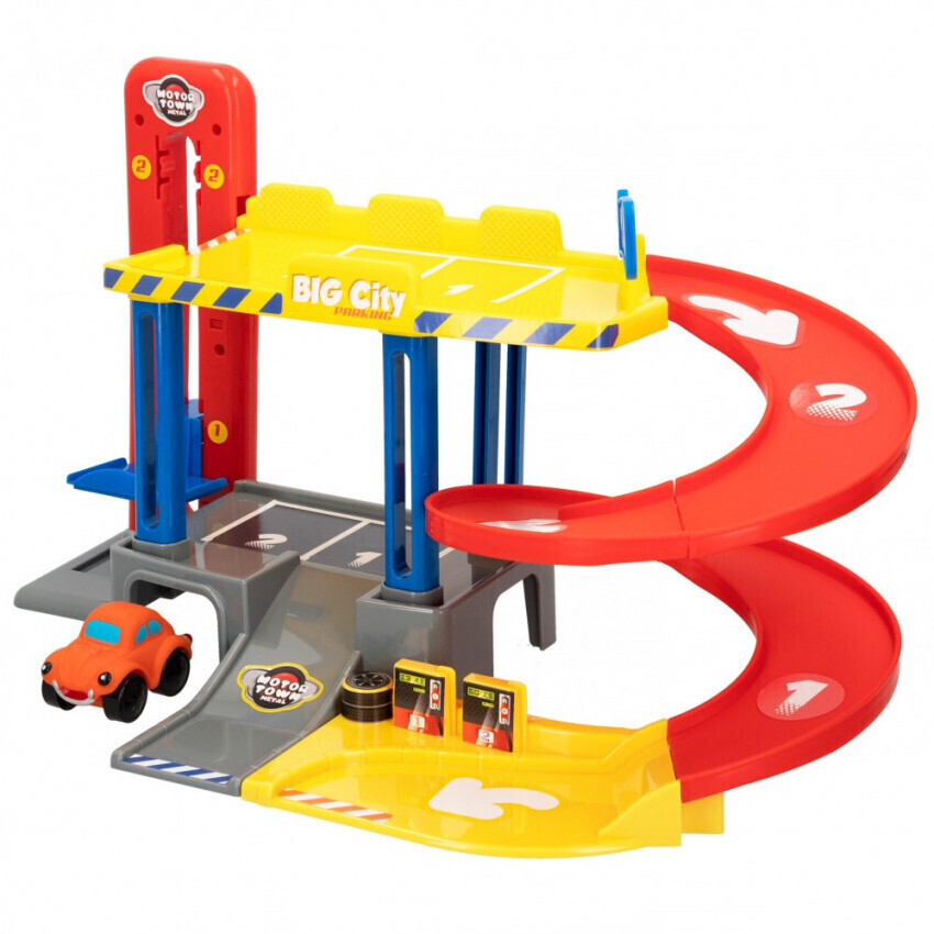 Bat-y Toys Motortown - Parking garage with 2 levels with car