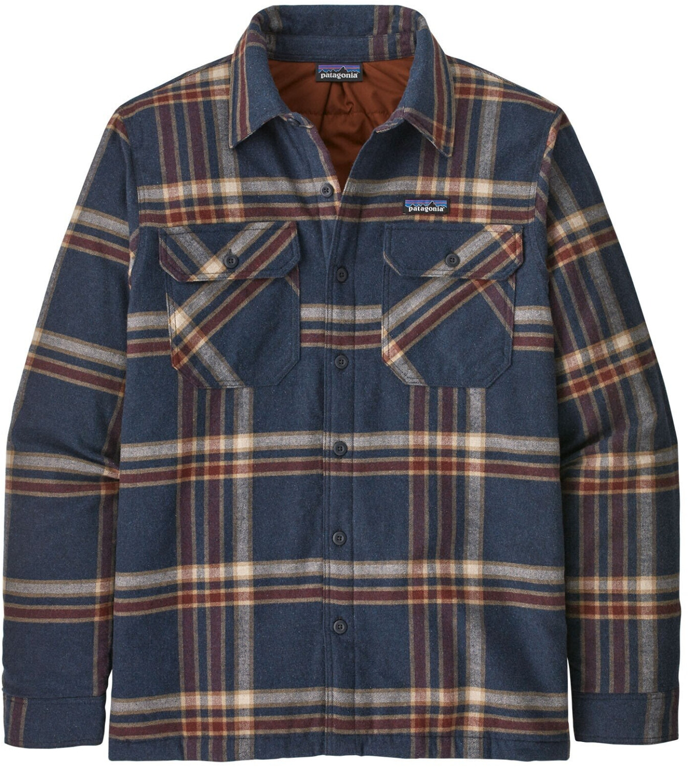 Men S Insulated Organic Cotton Midweight Fjord Flannel Shirt