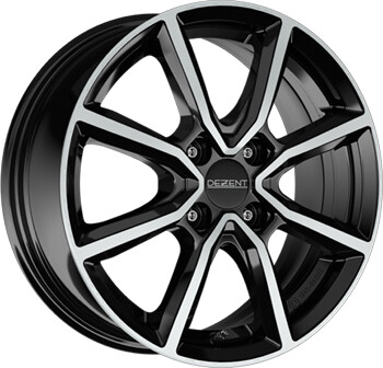 Dezent TN Dark (5.5x14) Black polished