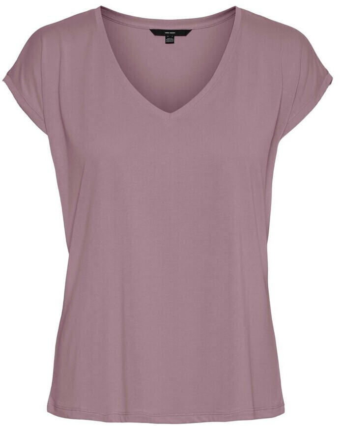 Vero Moda Vmfilli Ss V-neck Tee Ga Noos (10247666) elderberry