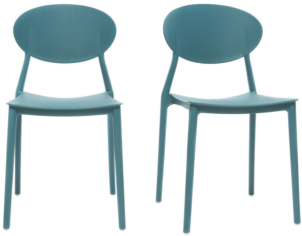 Miliboo Chaise Anna bleu