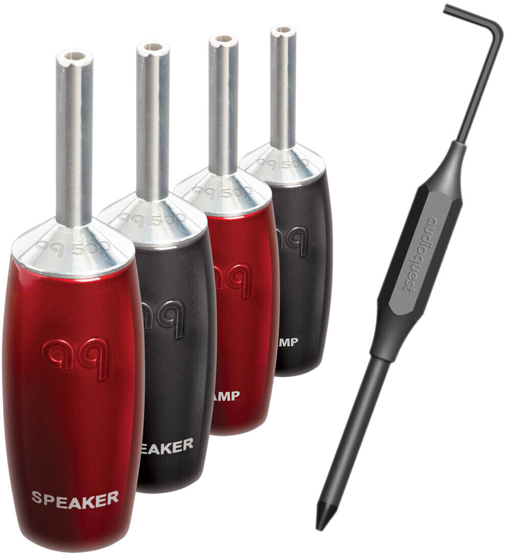 AudioQuest 507 Series Banana Set 4 Silver