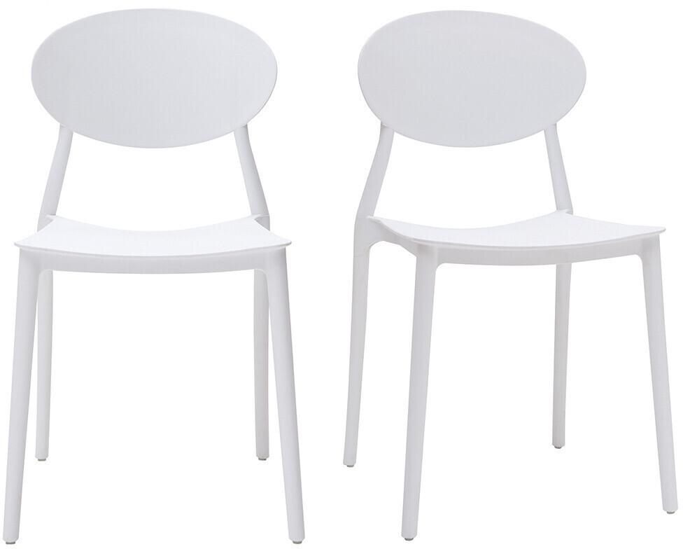Miliboo Chaise Anna blanc