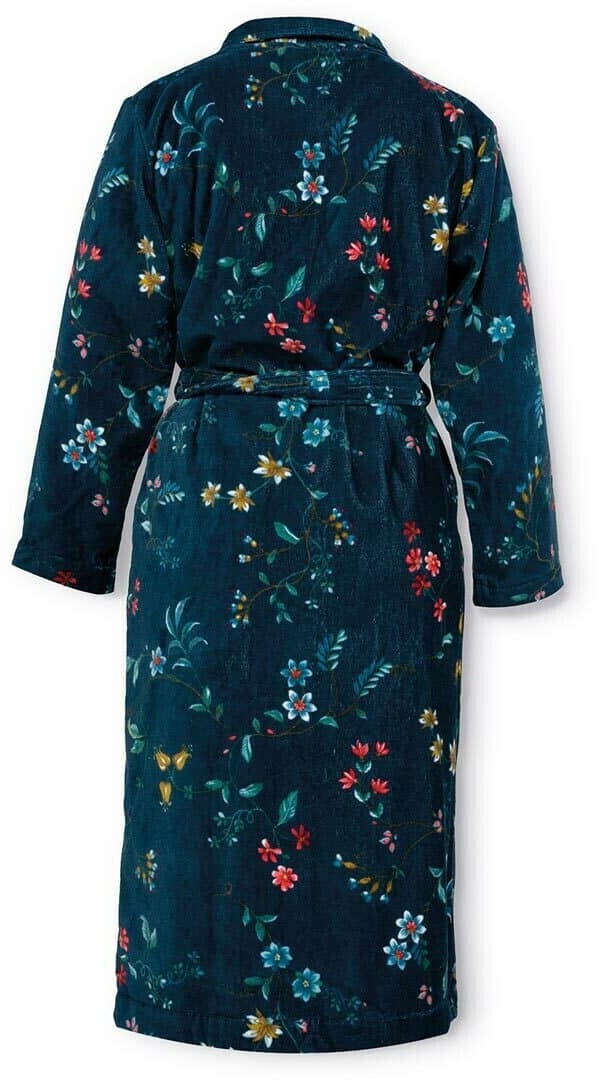 PiP Studio LES FLEURS Bathrobe Dark Blue