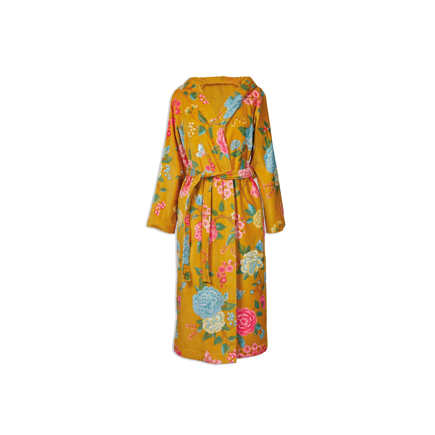 PiP Studio Good Evening Hooded Bathrobe Yellow