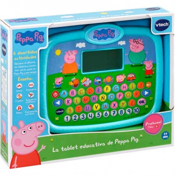 VTech - Peluche educativo de Peppa Pig Aprende con los diverlibros