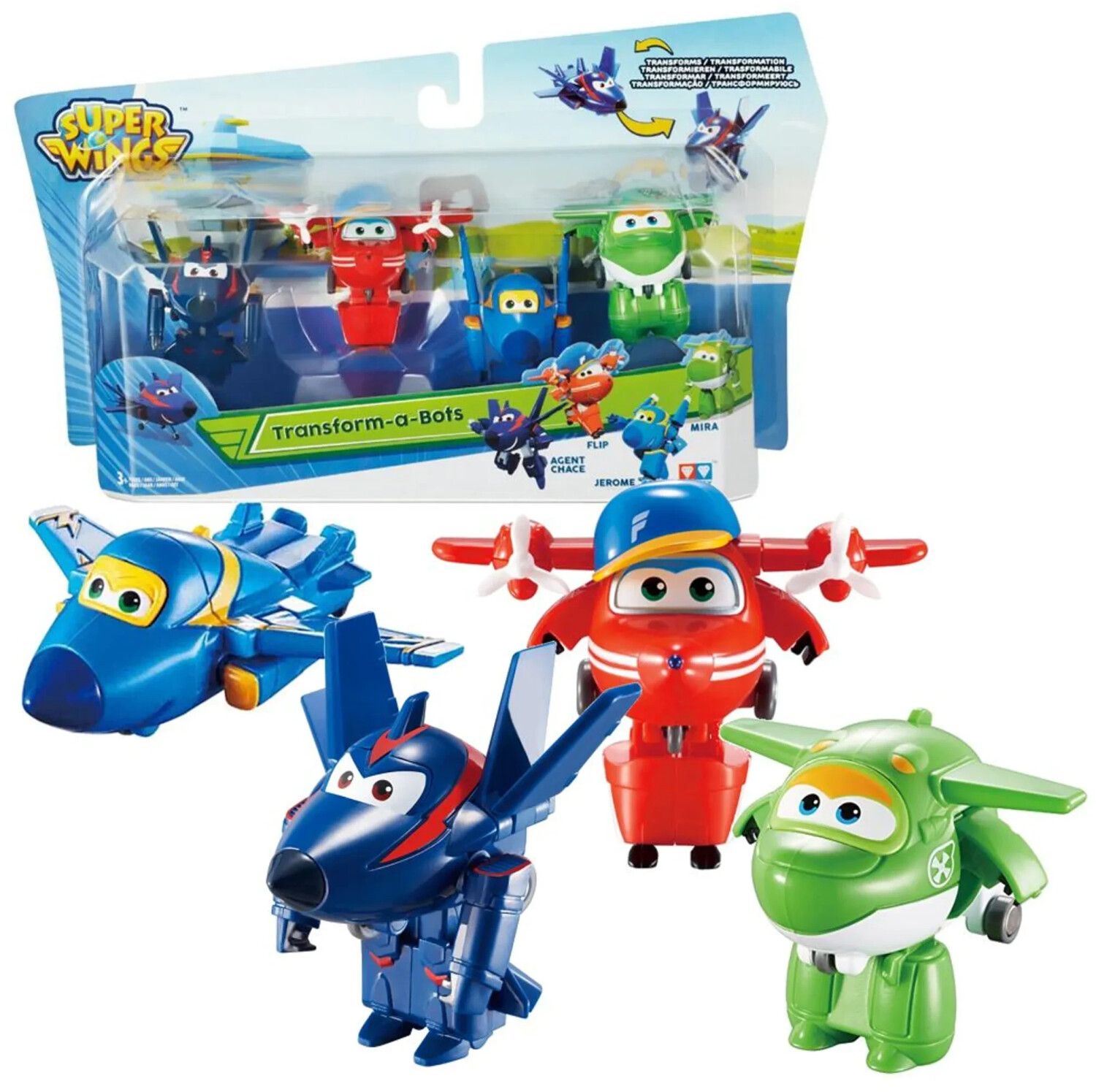 Auldey Super Wings transform-a-Bones Figure Set