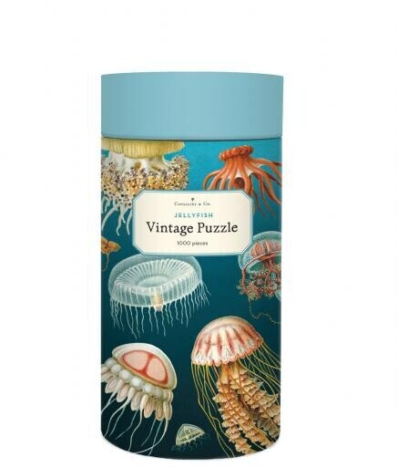 Cavallini Vintage Jellyfish Puzzle 55 x 70cm 1000 Teile