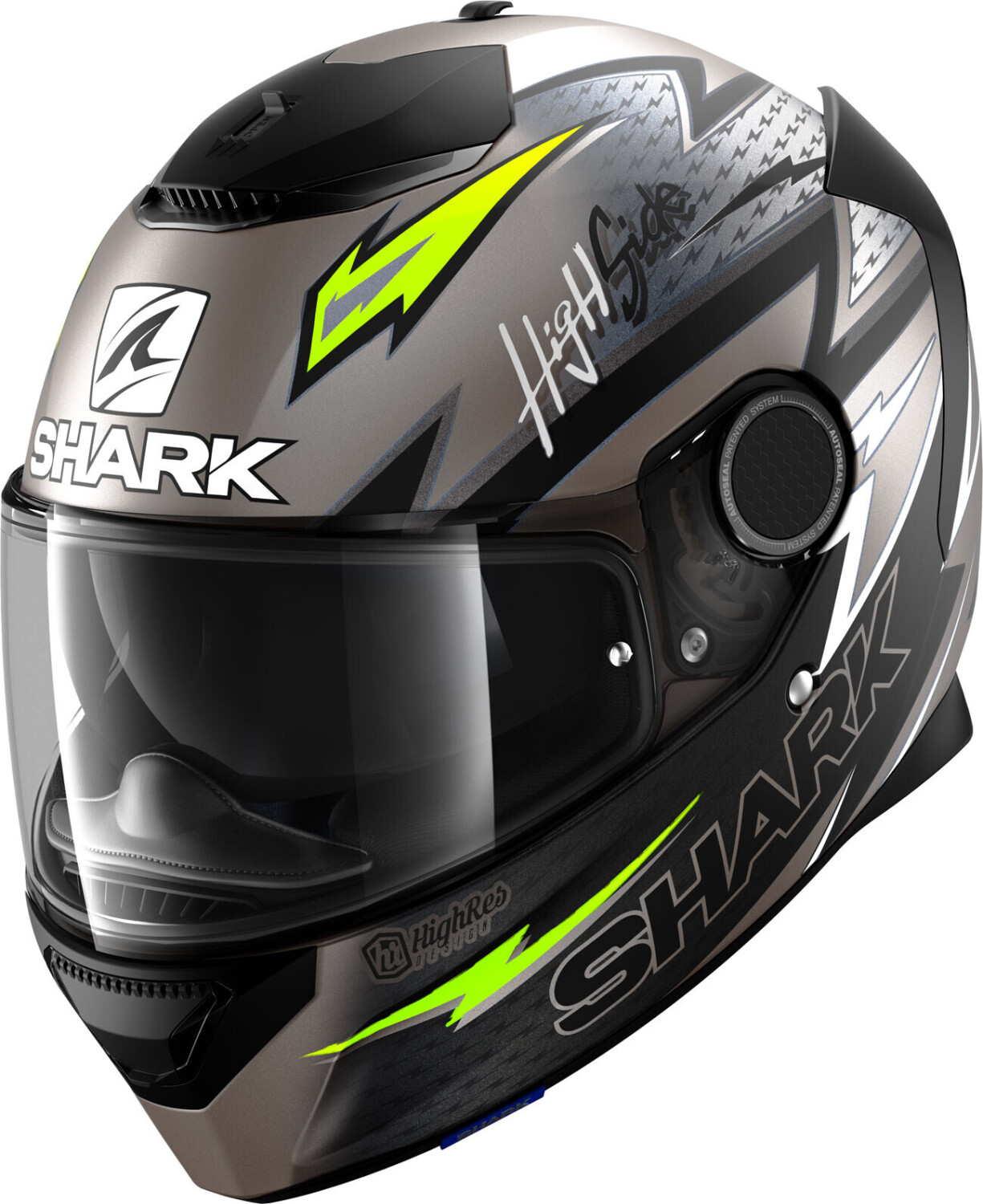 SHARK Spartan 1.2 Adrian Parassol Anthracite/Black/Yellow a € 210,99 (oggi)