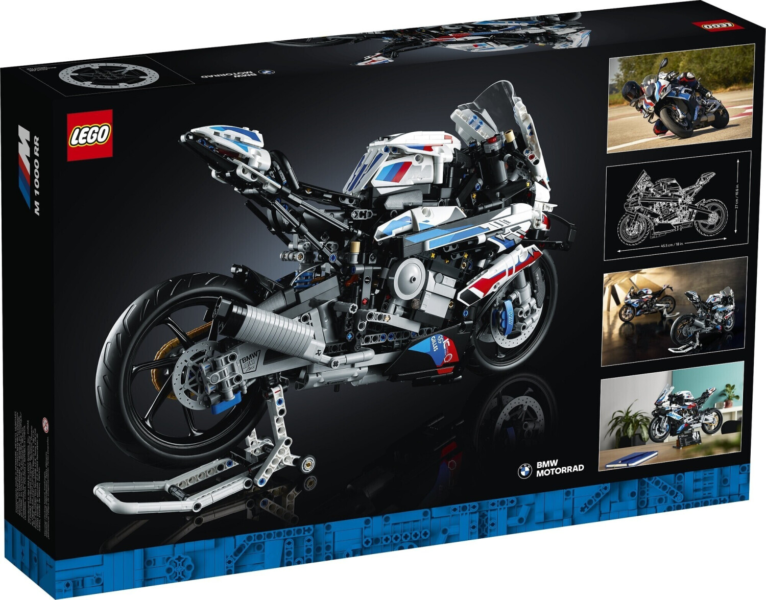 LocoLee LED Licht Kit für Lego 42130 Technic BMW M 1000 RR Motorrad Lichter  Set