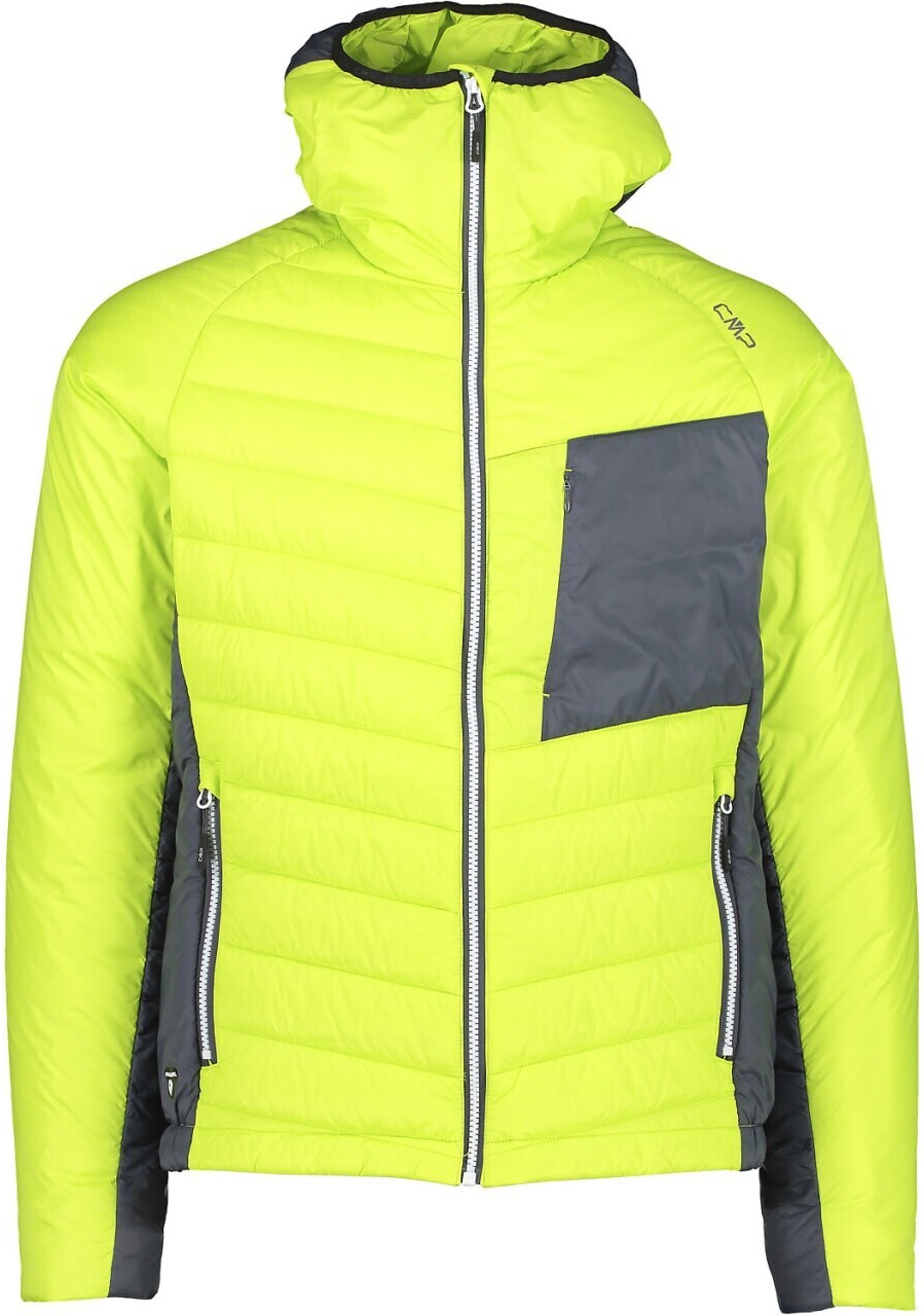 CMP Men Primaloft Hoodie Ski Jacket acido