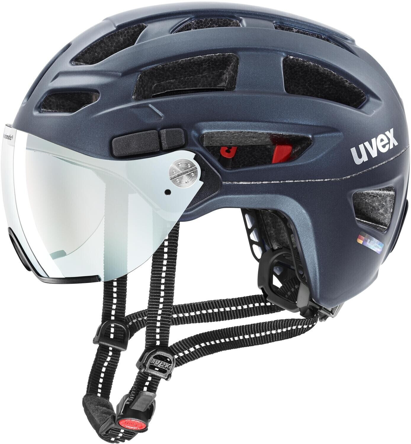 Photos - Bike Helmet UVEX Finale Visor Vario deep space mat 