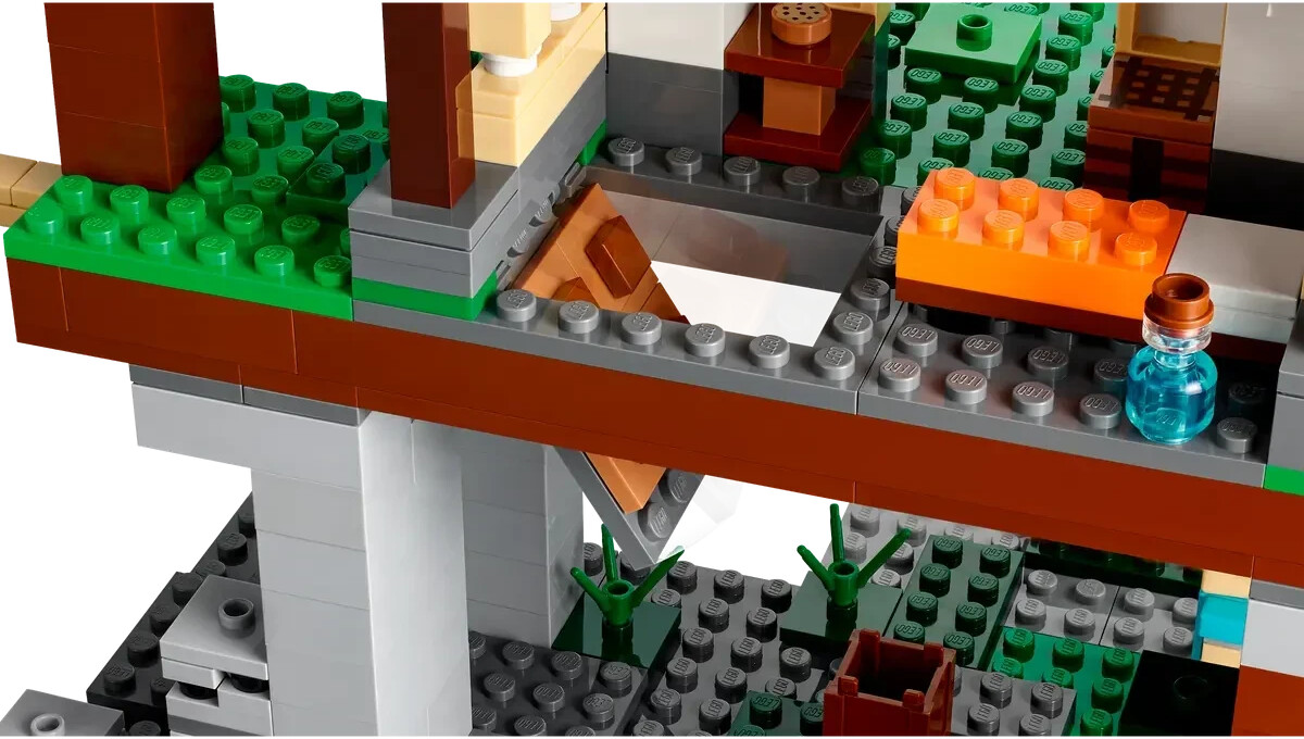 LEGO 21183 Minecraft Le Camp d'Entraînement, Jouet avec Figurines