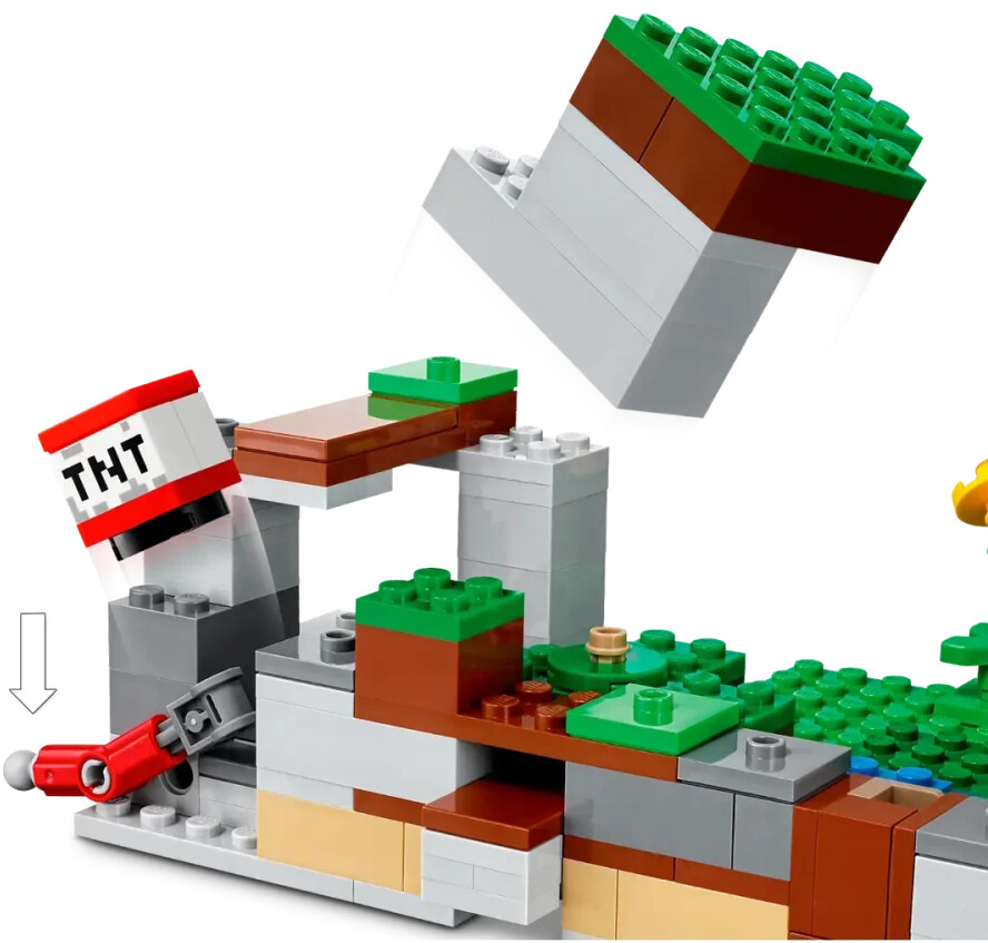 LEGO Minecraft 21181 pas cher, Le ranch lapin