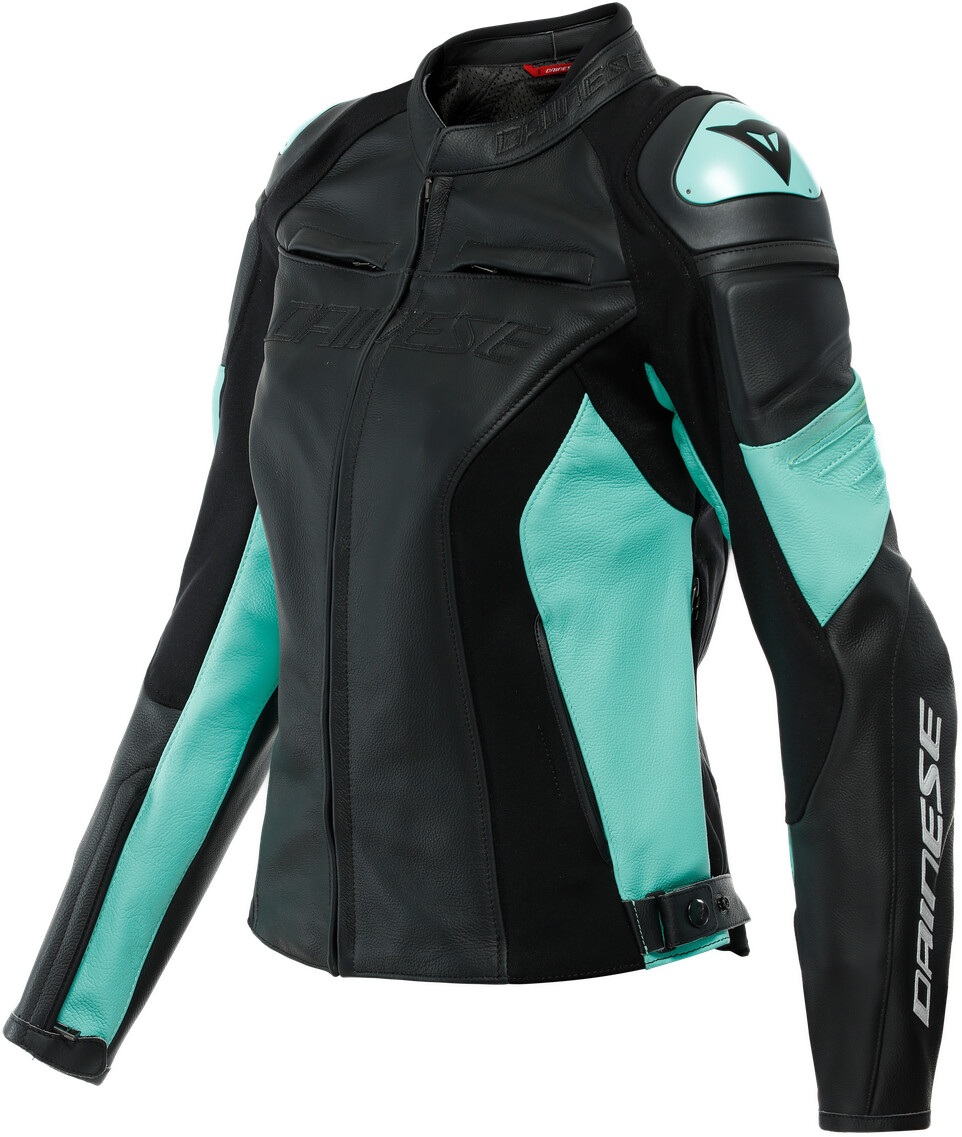 Dainese Blouson Racing 4 Lady noir/turquoise