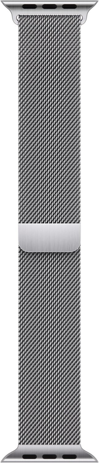 Photos - Smartwatch Band / Strap Apple 45mm Milanese Loop Silver 