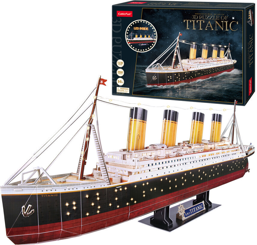 Cubic Fun Puzzle 3D Titanic Led