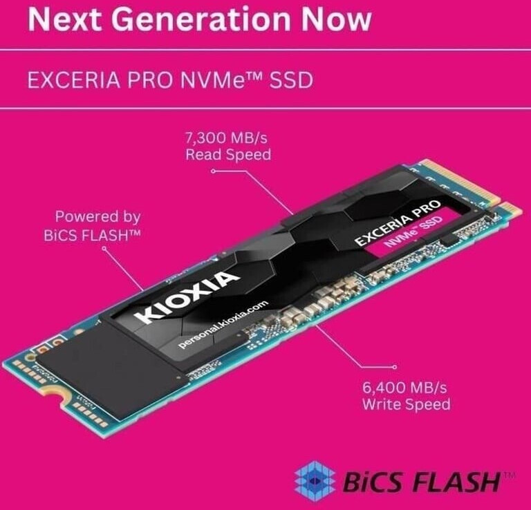 Kioxia Exceria Pro 2TB ab 249,00 € | Preisvergleich bei idealo.de