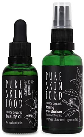 Pure Skin Food Skincare Set For Radiant Skin (2pcs.)