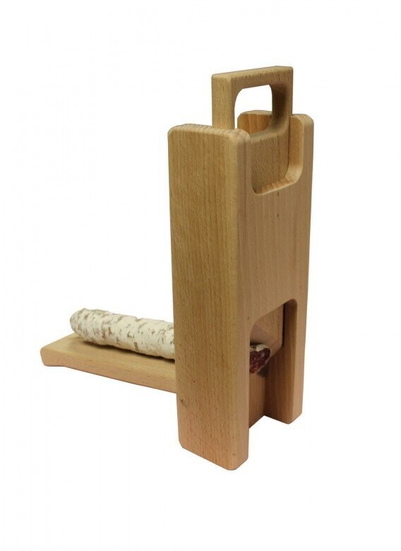 Esprit Casse-Croûte Guillotine à saucisson en hêtre massif