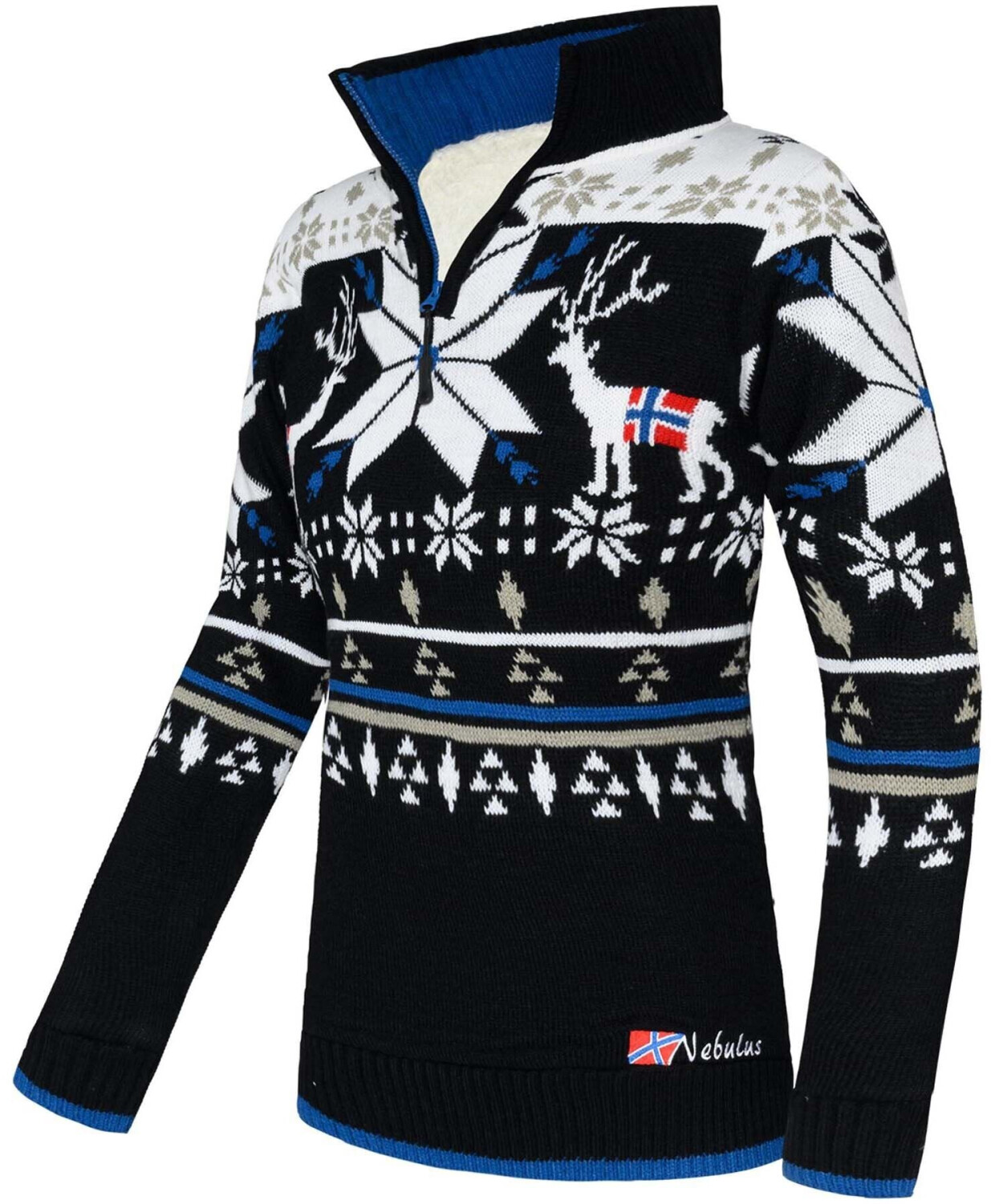 Nebulus Knitted Sweater Fria Woman black/white