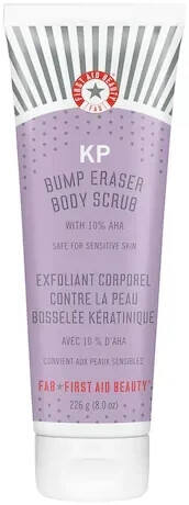 First Aid Beauty KP Bump Eraser Body Scrub with 10% AHA (226ml)